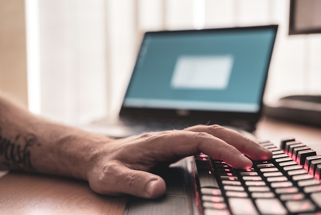 Business analytics and statistical charts on display